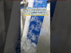 Mesin pengemasan penghitungan visual kecepatan tinggi untuk puting silikon